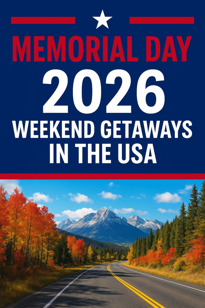Memorial Day 2026 Getaway