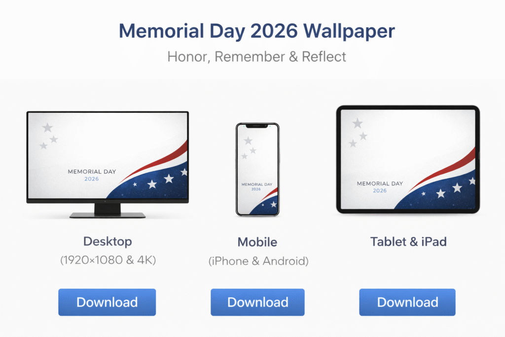 Memorial Day 2026 Wallpaper