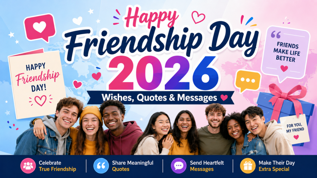 Current image: Happy National Friendship Day 2026