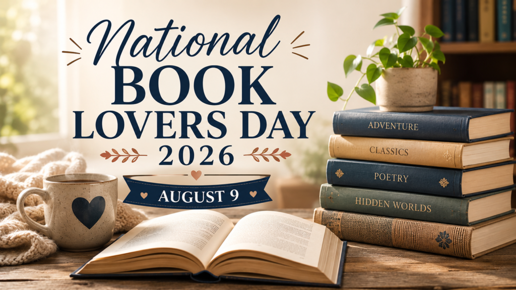 National Book Lovers Day 2026 on August 9