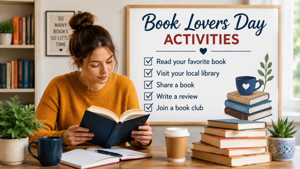 National Book Lovers Day reading activities