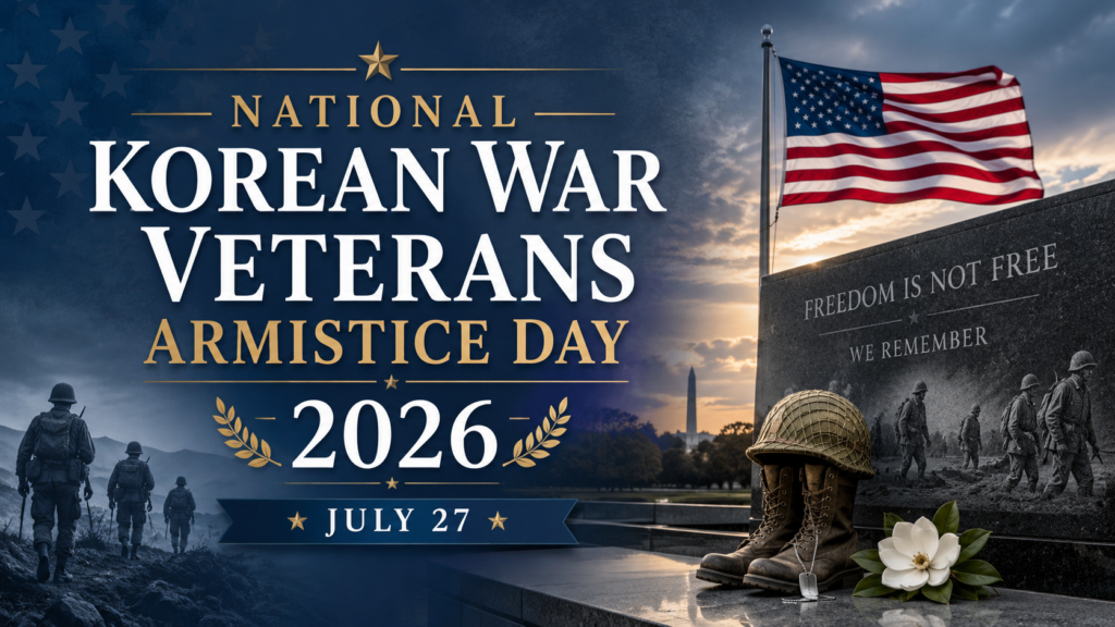National Korean War Veterans Armistice Day 2026