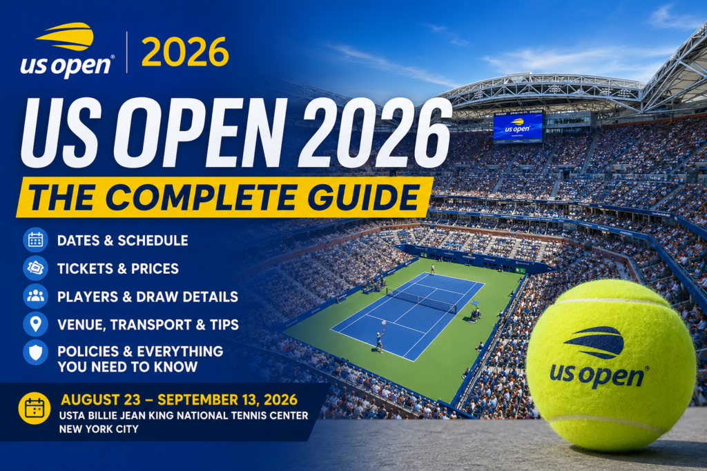 US Open Tennis Championships 2026 at Arthur Ashe Stadium in Queens, New York