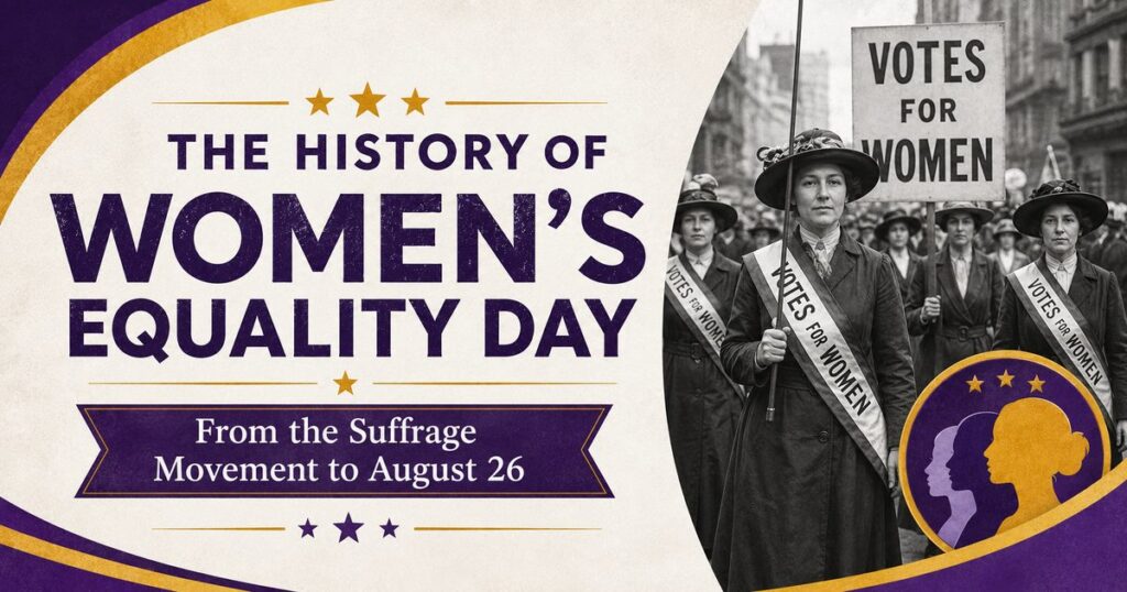 Current image: History of Women's Equality Day