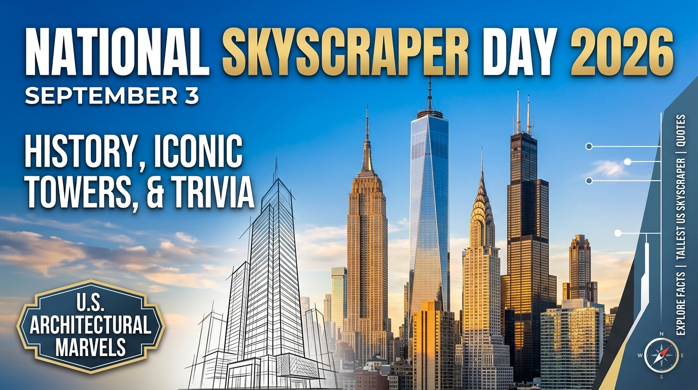National Skyscraper Day 2026: History, Towers & Trivia - National Days ...