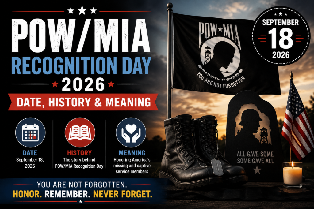 POW/MIA Recognition Day 2026