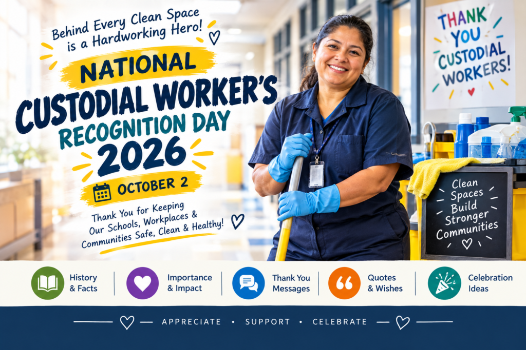 National Custodial worker's Day 2026