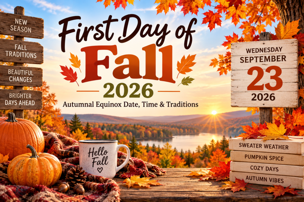 Current image: First Day of Fall 2026