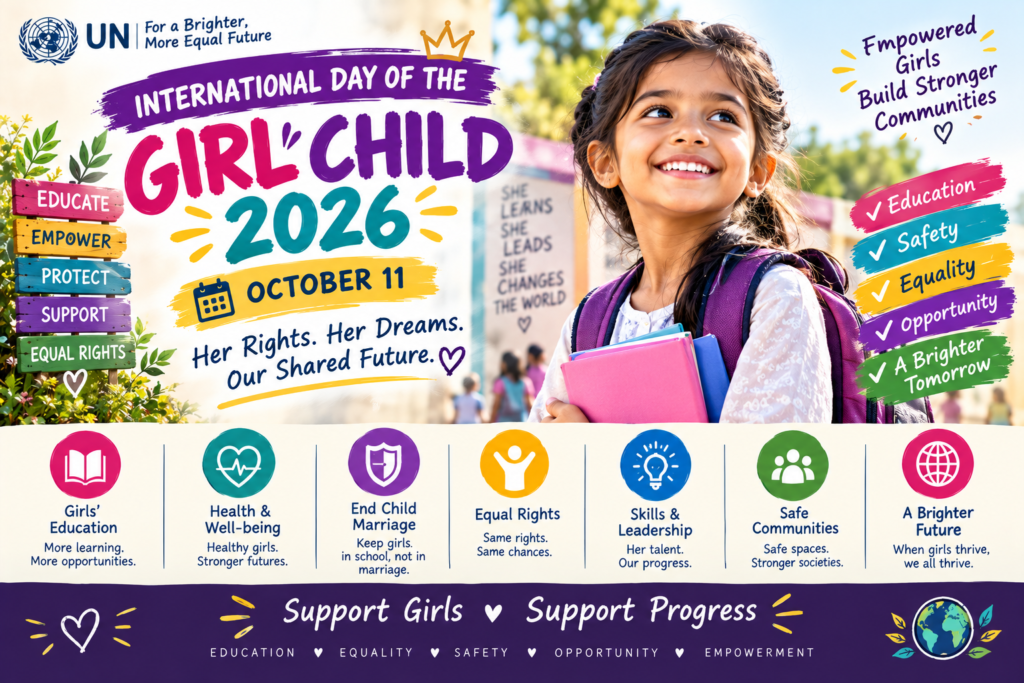 Current image: International Day of the Girl Child 2026