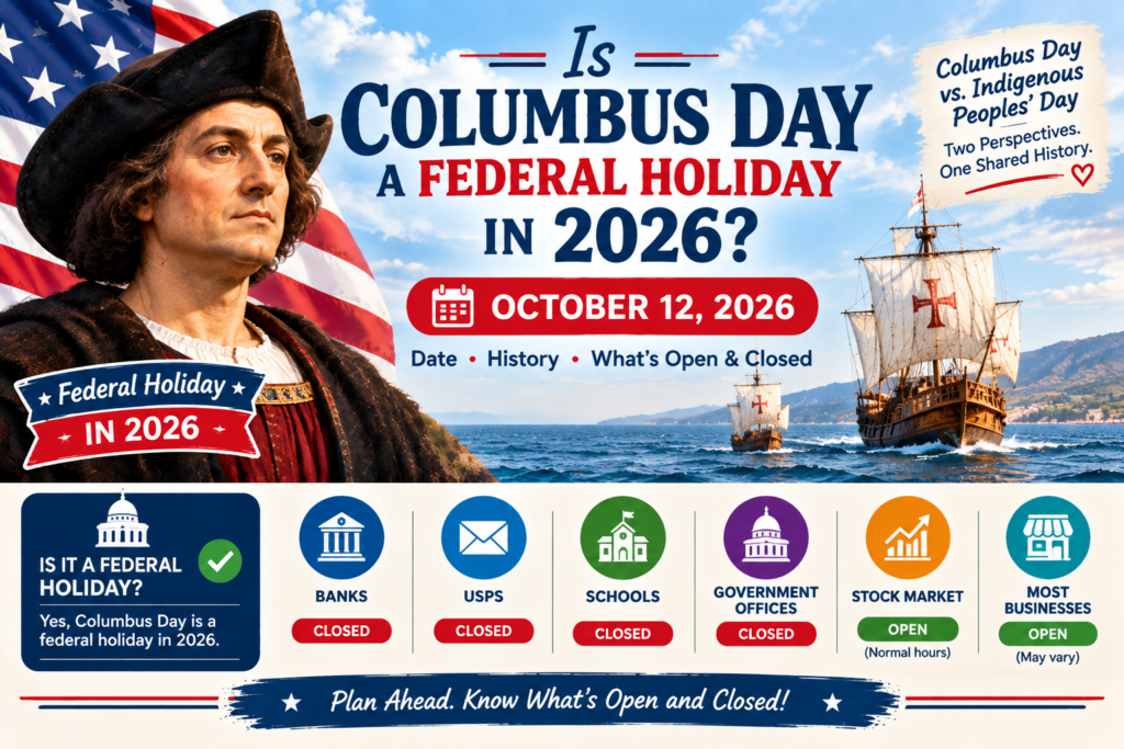 Current image: Is Columbus Day a Federal Holiday in 2026