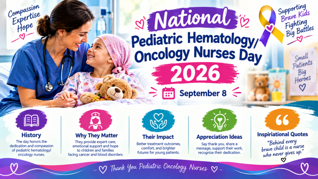 Current image: National Pediatric HematologyOncology Nurses Day 2026