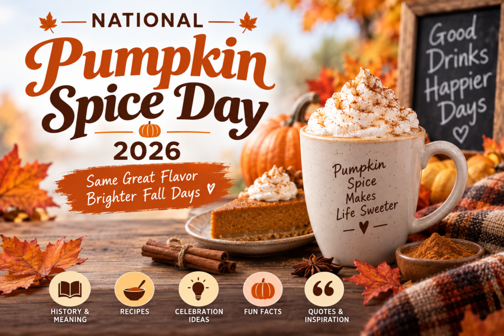 Current image: National Pumpkin Spice Day 2026