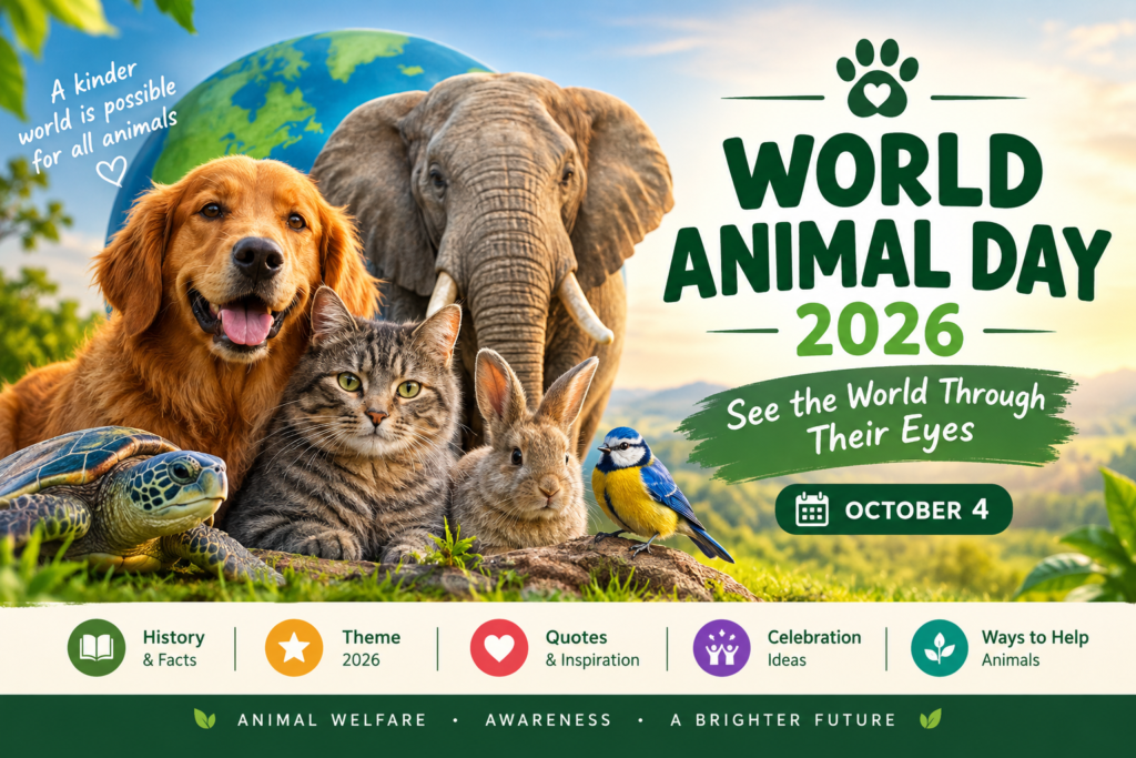 Current image: World Animal Day 2026