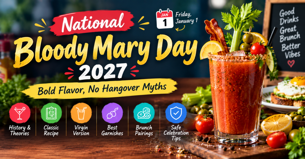National Bloody Mary Day 2027