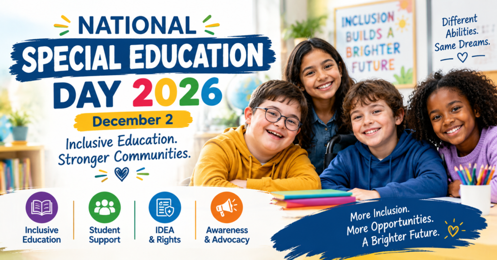 Current image: National Special Education Day 2026