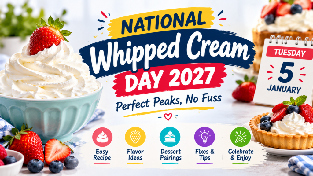 National Whipped Cream Day Celebration