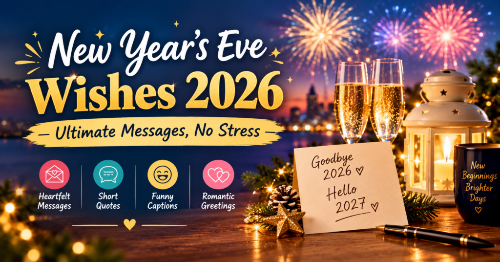 New Year’s Eve wishes 2026
