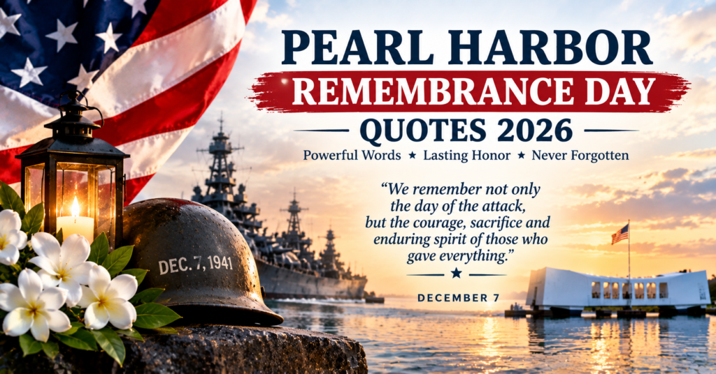 Pearl Harbor Remembrance Day quotes 2026