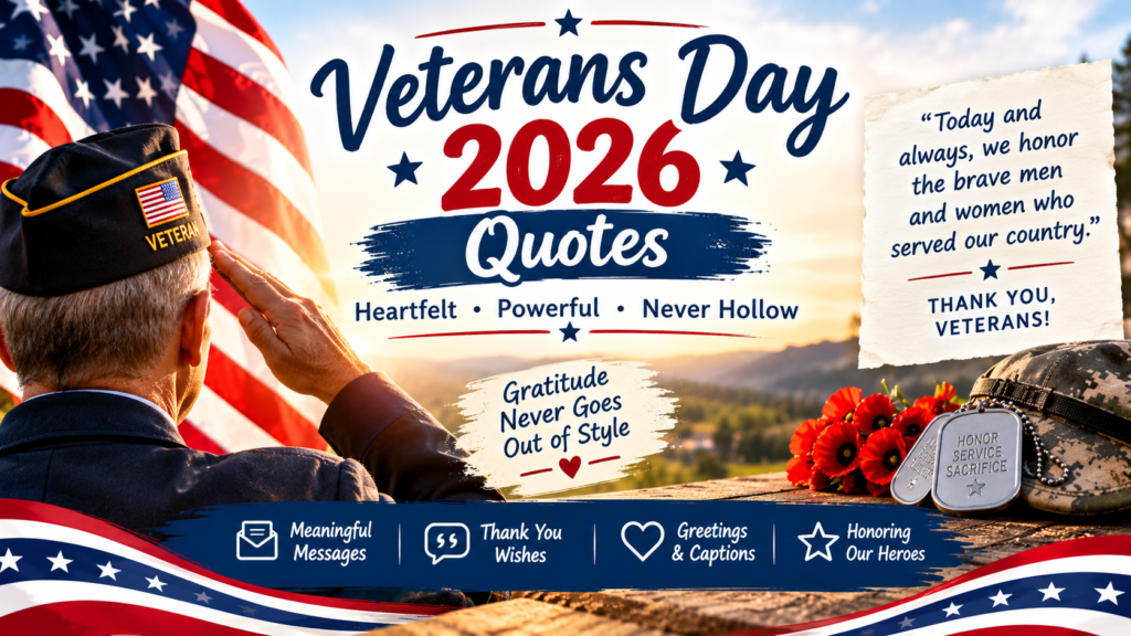 Veterans Day Quotes 2026